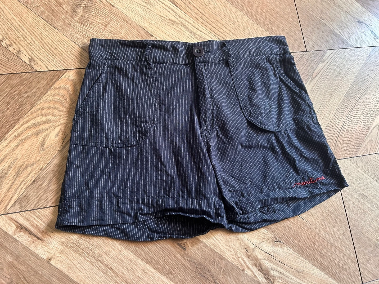 Navy blue striped 'nautical' style shorts U Collection – Size 40 – photo 4